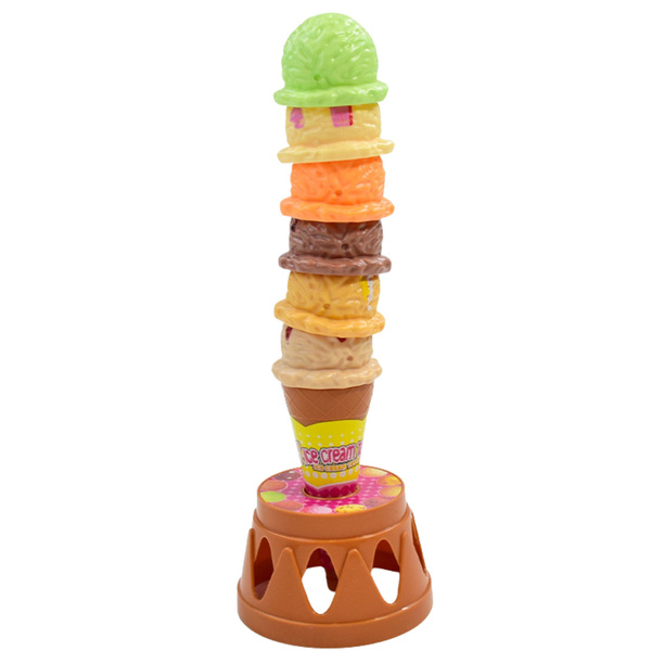 Ice Cream Tower Arcade-Spiel, bunte Knöpfe, 17 Stk.