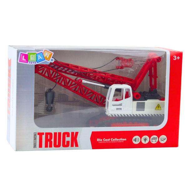 Geräusche beim Einstellen der Traversenbeleuchtung eines Raupenkrans (Metall)