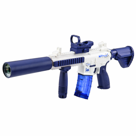 Electric Rifle Weapon Water Gun M416 Blue 62 cm