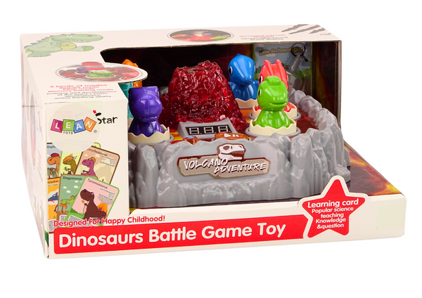 Arcade Game Wac A Mole Dinosaurs Volcano Smoke Effect Lights Sounds