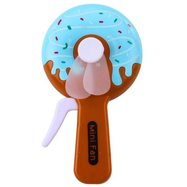 Mini Donut Pinwheel Hand Fan for Kids 4 Designs
