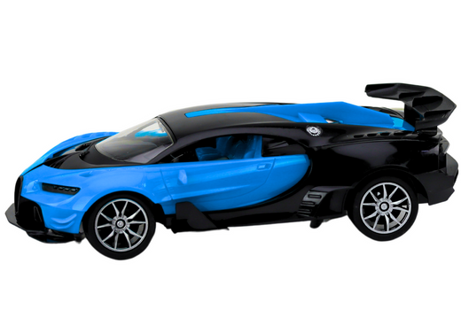 Sports Car Remote Controlled Auto RC Blue 1:16