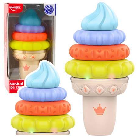 Musikalisches Eisspielzeug mit Licht- und Toneffekten für Kleinkinder