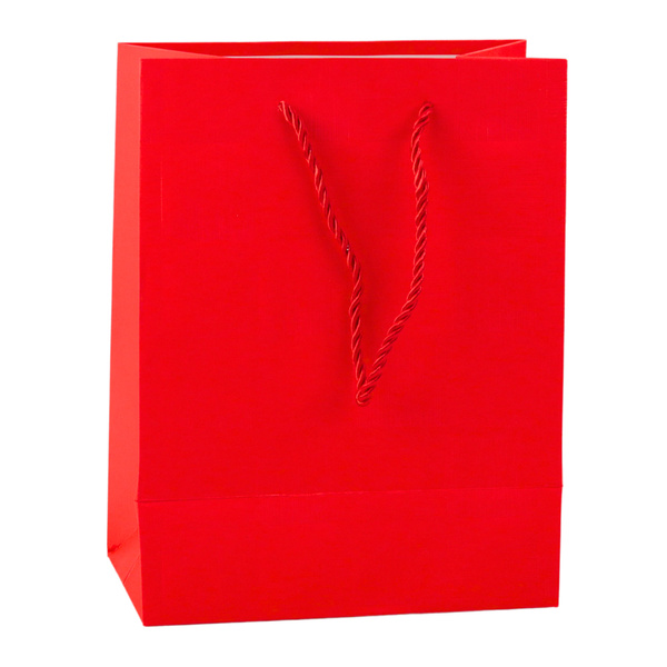 Geschenktüte Strukturierte Quadrate Elegant 23 x 18 x 10 cm