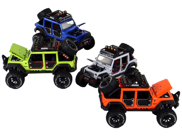 Toy Car Off-Road Vehicle 4x4 Lights Sounds 4 Colors