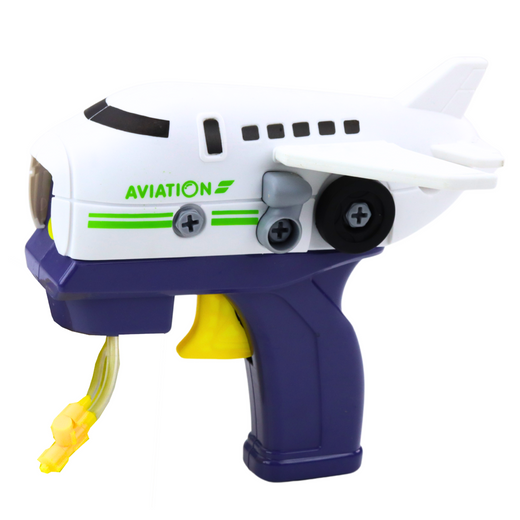 Bubble Gun Airplane Liquid Screwdriver 2in1