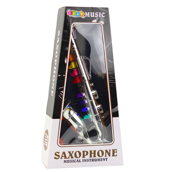 Children's Musical Instrument Toy Saxophone Silver
