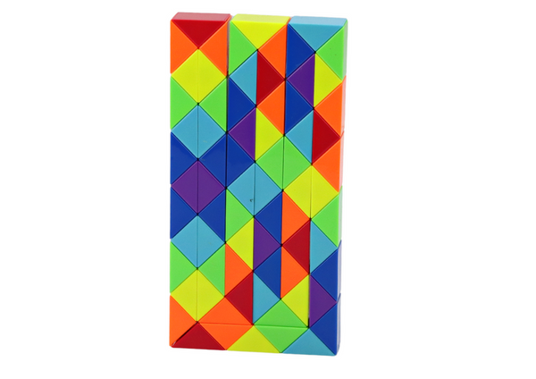 Bricks Arcade-Spiel, Puzzle, pädagogisch, bunt, Schlange, 72 Teile.