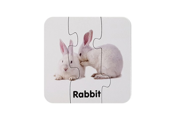 Educational Puzzle Wild Animals Puzzle 10 English Connections