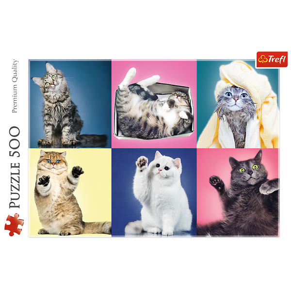 Puzzle - 500 - Kociaki - Trefl 37377