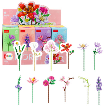 Construction Blocks Single Decorative Flower 87-227 pcs.