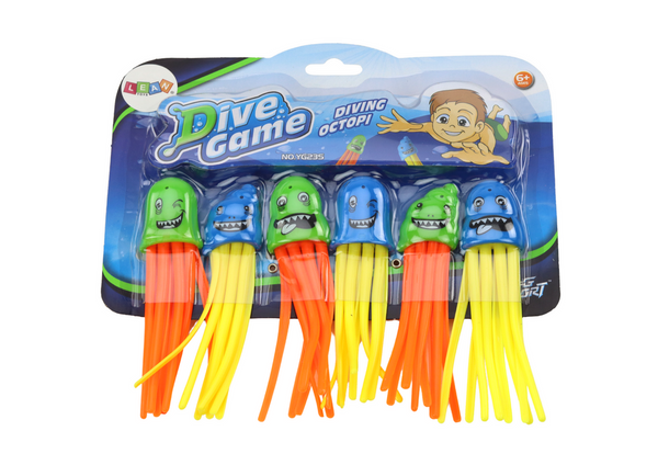 Bath Toys Octopussy Diving Set 6 Pieces