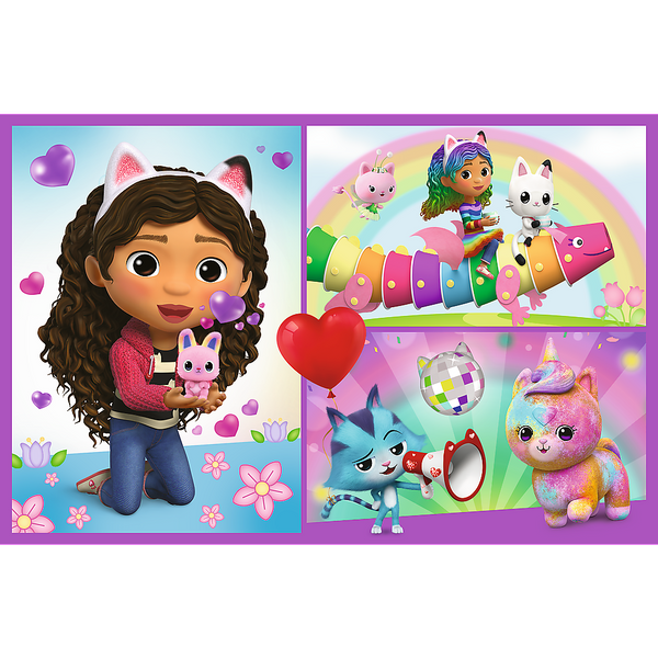 Puzzle - 2x70 - Play with Gabby Trefl 34438