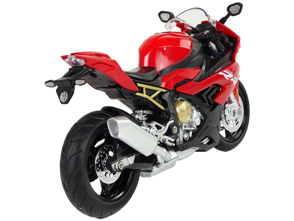 Motorrad Modell BMW S1000RR Rote Sounds Lichter