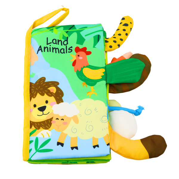 Soft Educational Book Rustling Animals For Babies