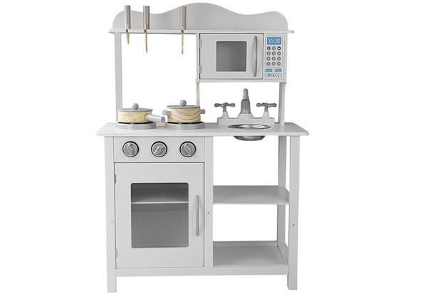Wooden Kitchen Bella For Children White Accessories