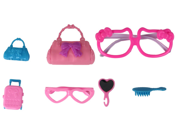 Puppenset mit Baby-Roller-Set-Zubehör