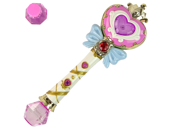 Wand Soap Bubbles Lights Pink Sounds