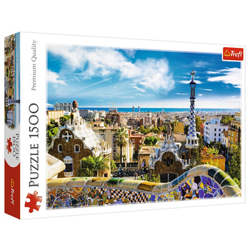 Puzzle - 1500 - Park Güell, Barcelona trefl 26147