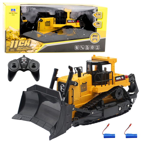 Bulldozer Bulldozer Bau-LKW ferngesteuert 1:16 R/C gelb