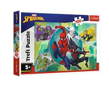 Puzzle – 100 – Spider Mask – Disney Marvel Spiderman – Trefl 16519