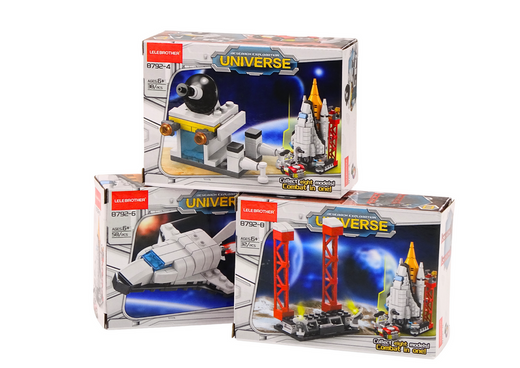 Construction Blocks Space Space Vehicle Rocket MIX