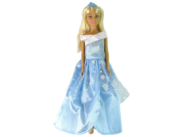 Set Puppenpferd Zubehör Krone Blaues Kleid