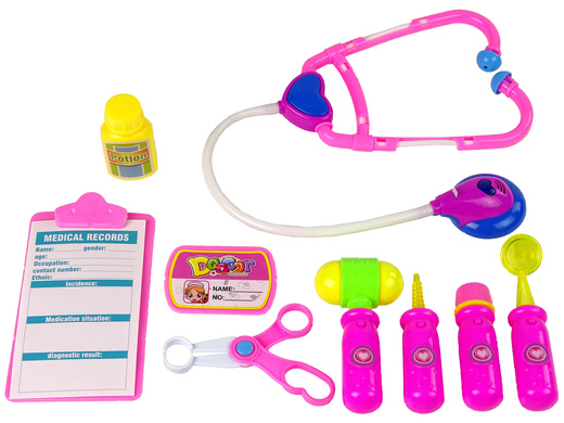 Doctor's Battery Instruments Kit Case Pink
