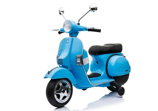 Vespa Scooter Electric Ride On Motorcycle - Blue