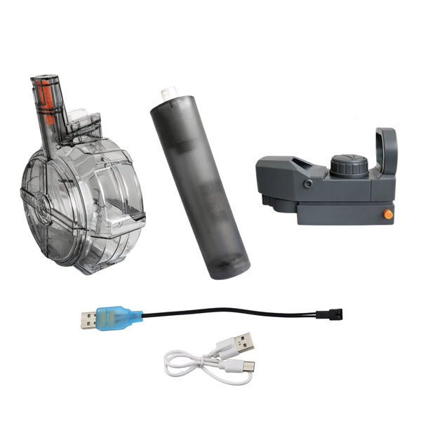 Electric Water Gun Rifle Black Range 11 m