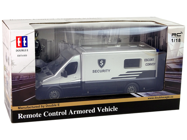Remote Controlled Security Vehicle 1:18 scale Security Convoy Bank Car + 2.4 GHz R/C