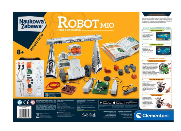 Scientific Fun Mio Robot: New Generation Polish Language Clementoni 50632