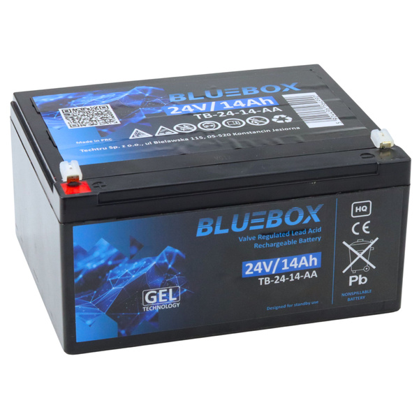 BLUEBOX Gel Battery VRLA AGM 24V14Ah For Car Battery