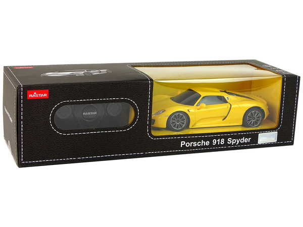 Car R/C Porsche 918 1:24 Rastar Yellow