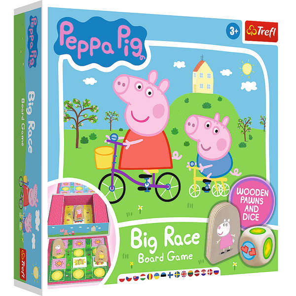 Großes Rennspiel Peppa Pig Trefl 02262