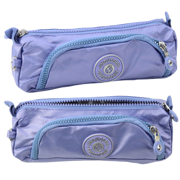 School Pencil Case Functional Two Pockets Pendant Mix