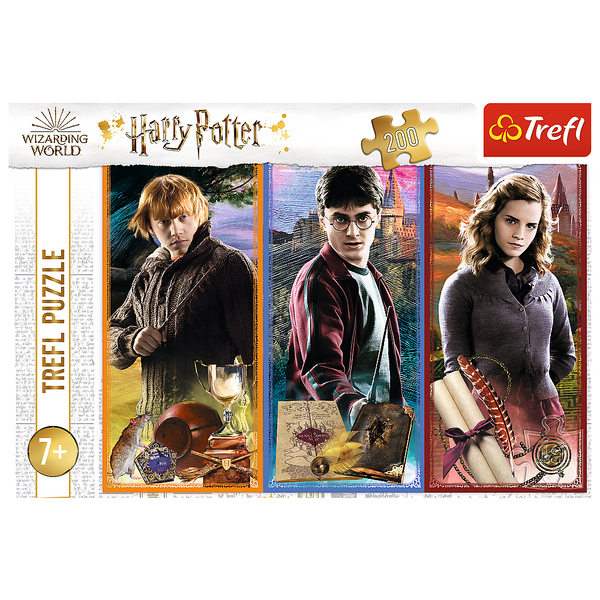Harry Potter Puzzle 200 In der Welt der Magie und Zaubersprüche Trefl 13277