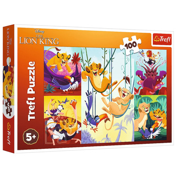 Puzzle - "100" - Brave Lion King / Disney Lion King Trefl 16478