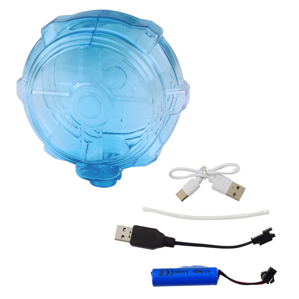 Electric Water Gun Weapon Rechargeable Battery Light Blue