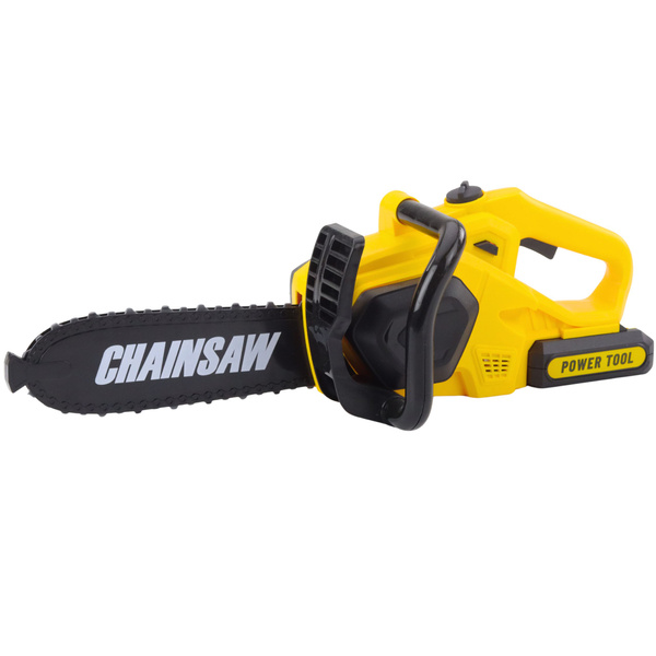Toy Chainsaw for Kids Lights and Sounds Yellow