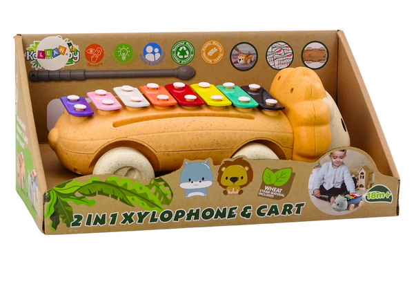 Lion Cymbals On Wheels Instrument For Children Colorful Educational