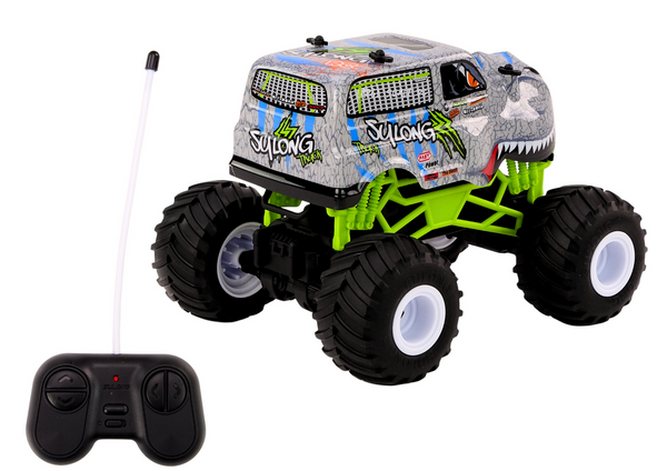 Off-road Remote Controlled RC Car 1:16 Gray Dinosaur