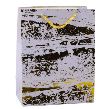 Geschenktüte Golddekoration Elegant 23 x 18 x 10cm