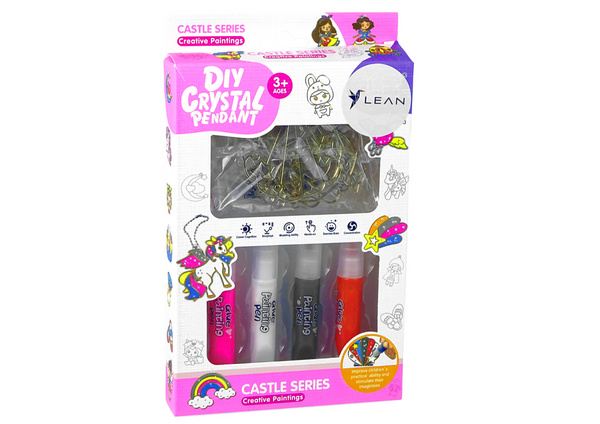 Stained Glass Painting Pendants Solidifying Paint 6 pcs.