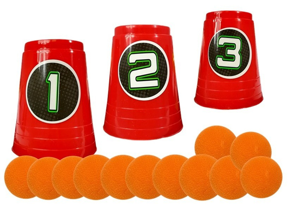 Soft Ball Gun Rifle Practice Your Aim Target Cups