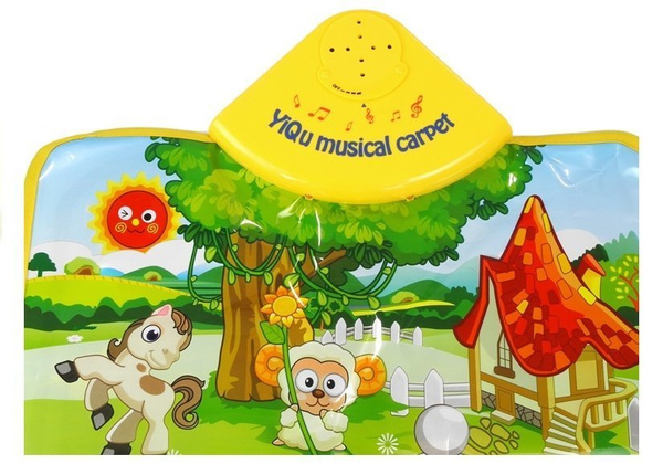 Pädagogische und musikalische Tiergeräusche Bauernhofmatte