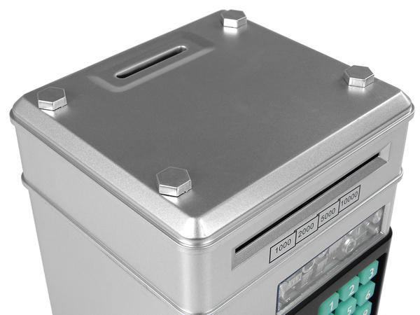 Electronic Money Box Saving Silver Code