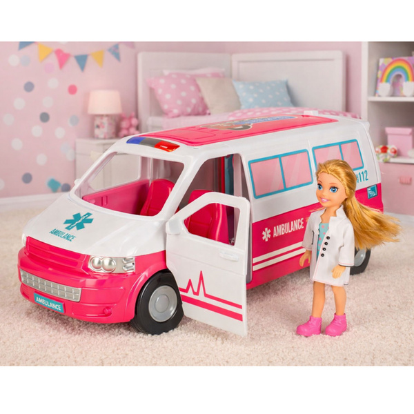 Mobile Hospital Ambulance 2in1 Doll Doctor Medical Accessories