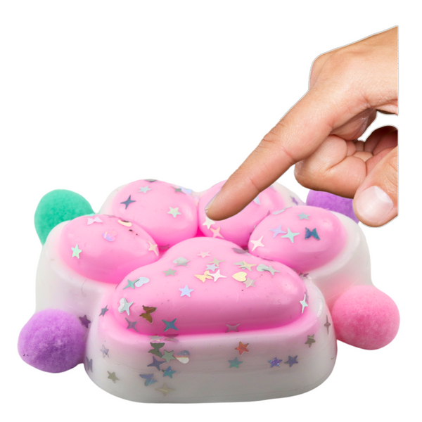 Cat Paw Anti-Stress Sensory Squishy Stars Pink