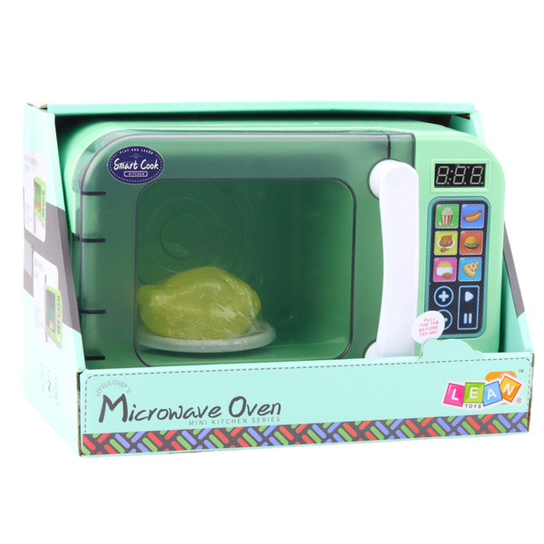 Microwave For Kids Rotating Chicken Lights Sounds Green